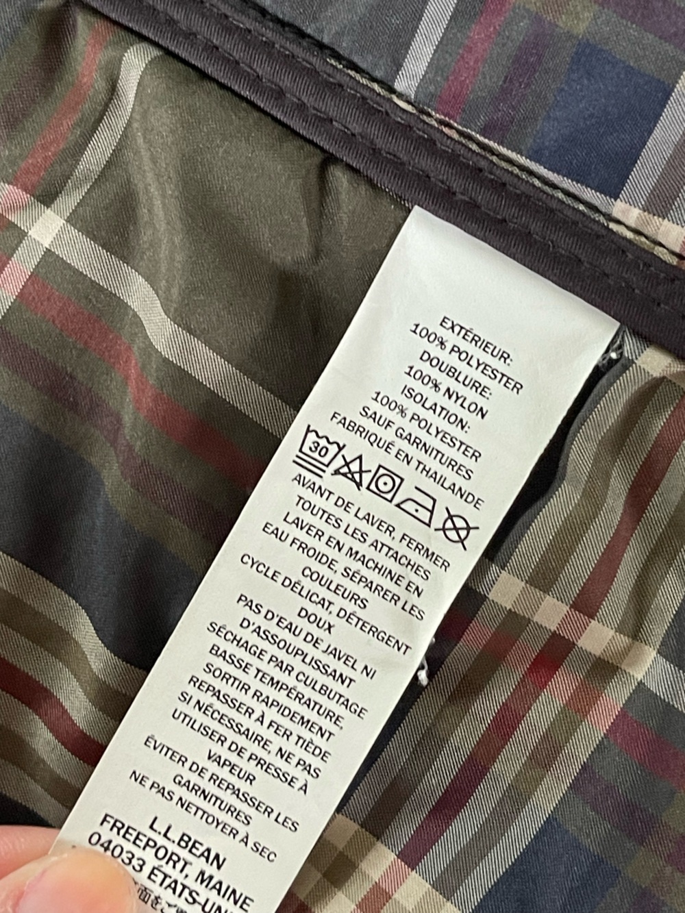 L.L. Bean Black Quilted Jacket - Picture 4 of 11